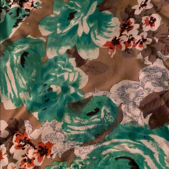 Tulle Floral Pencil Skirt - Picture 3 of 5